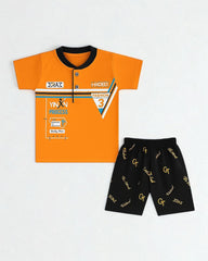 Boys Trendy Graphic T-Shirt & Shorts Set