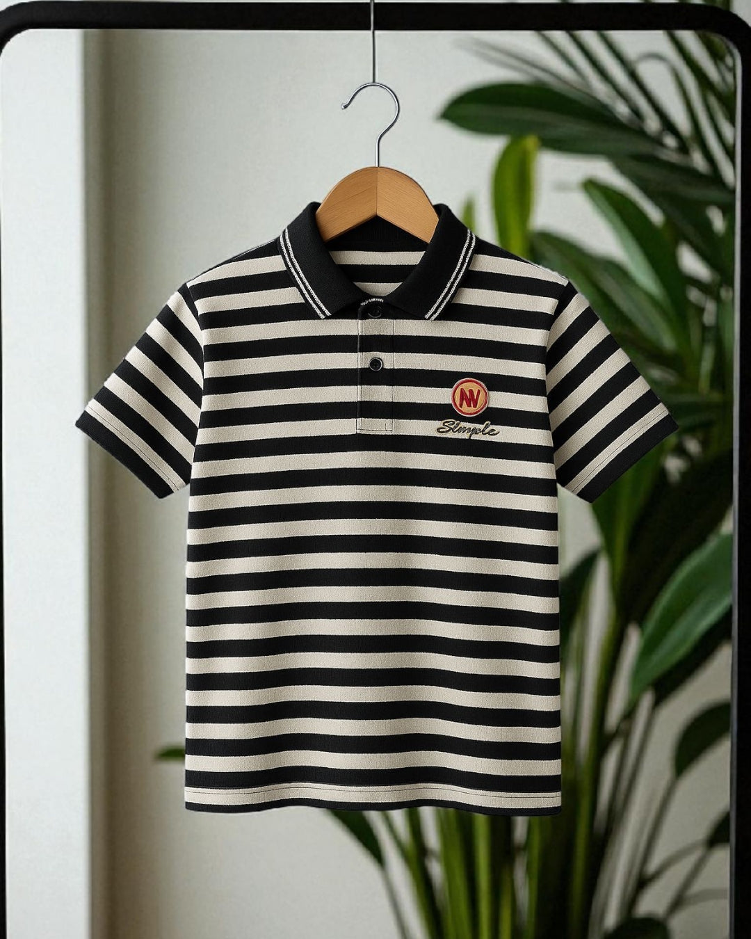 Kids’ Striped Polo T-Shirt