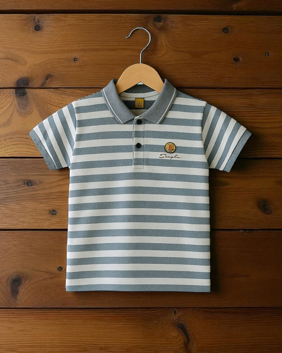 Kids’ Striped Polo T-Shirt
