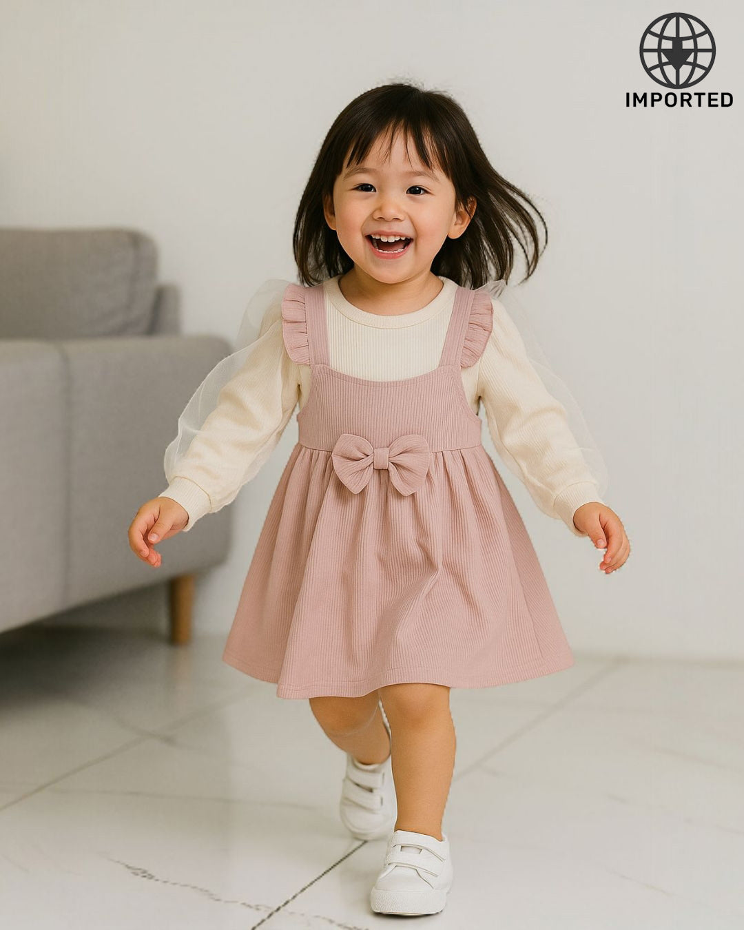 Imported Elegant Dungaree Dress