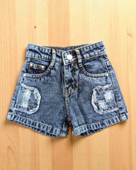 Girls' Distressed Denim Shorts