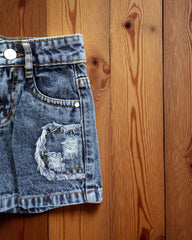 Girls' Distressed Denim Shorts