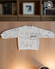 Imported PA LEI SELECT Sweatshirt & Distressed Black Jeans Set for Kids