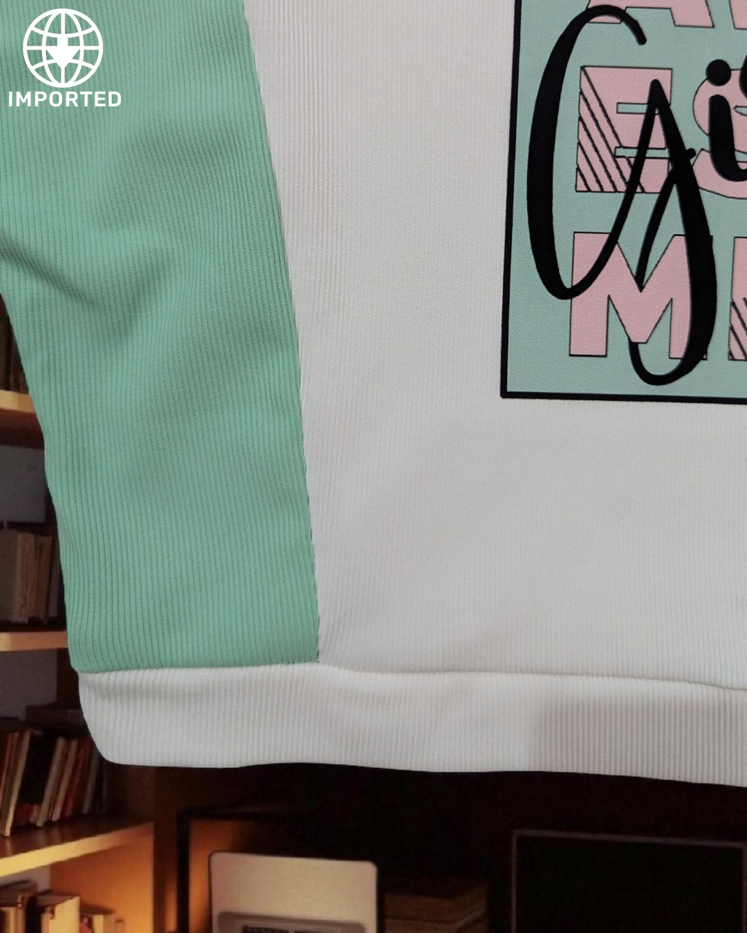 Imported "AW Girl" Cropped T-Shirt